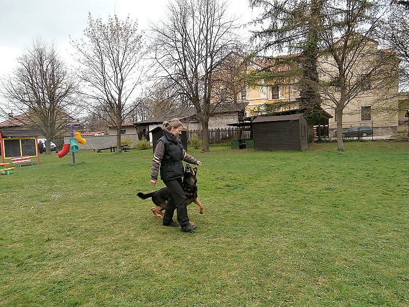 Policejní psovod a pyrotechnik